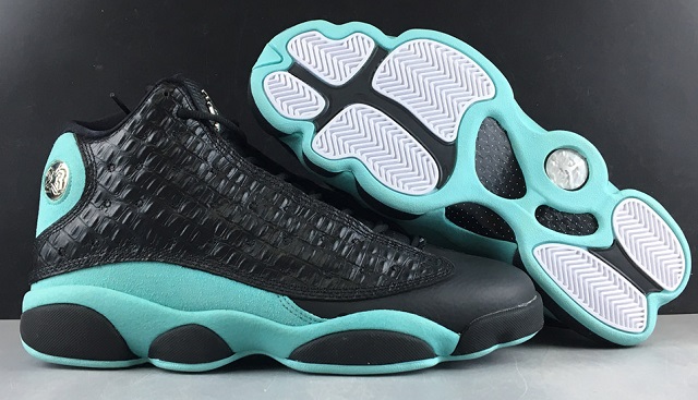 Air Jordan Retro 13 XIII SuperA Island Green [Cheap Jordans Shoes 13 73]